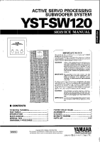 Yamaha YSTSW-120-Service-Manual